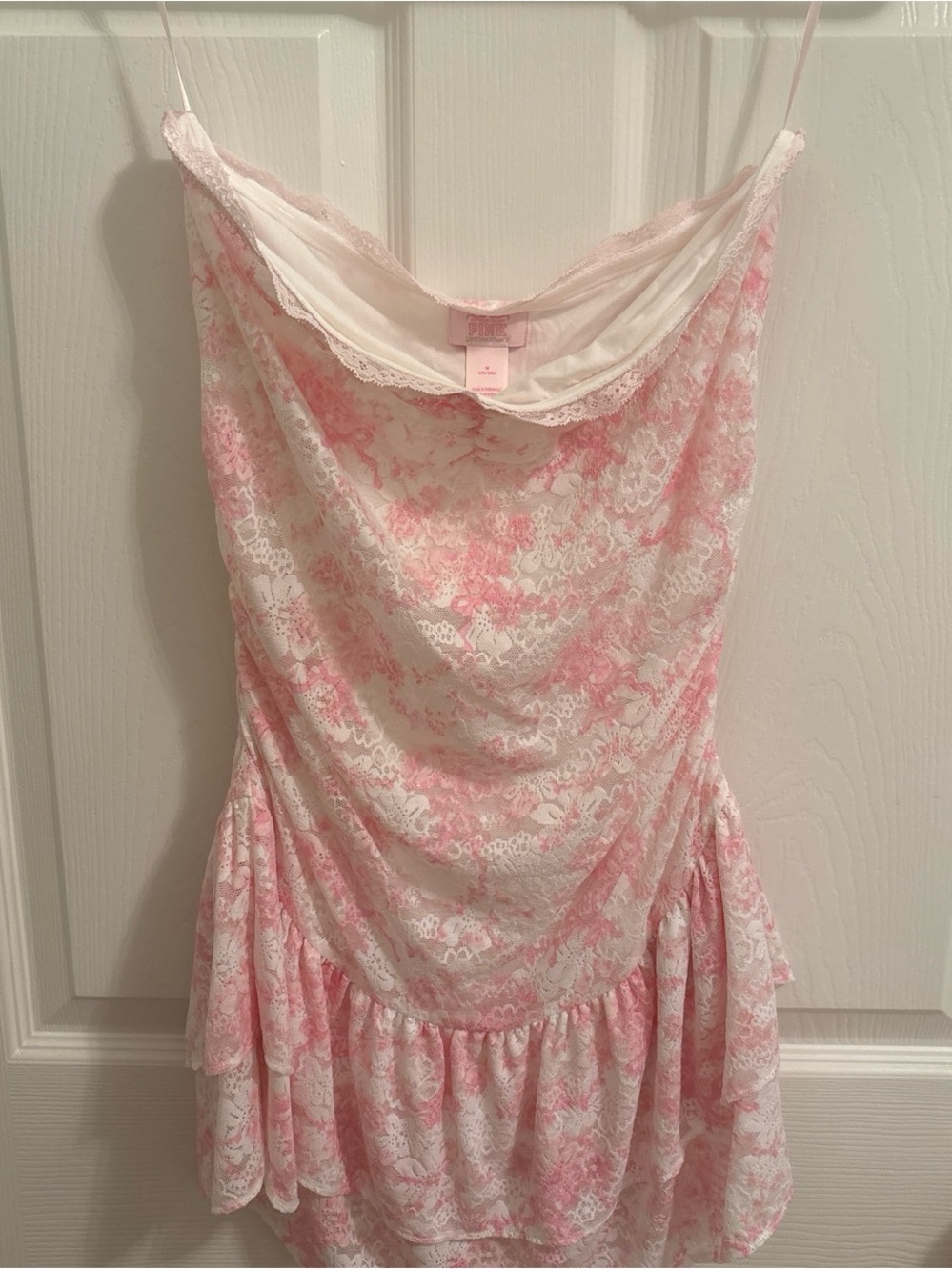 Pink X Loveshackfancy Pink Floral Mini Dress